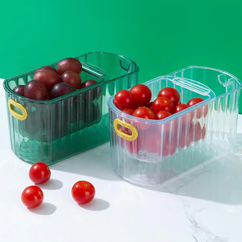 Clear Stack Transparent Double-Layer Basket - Image 5