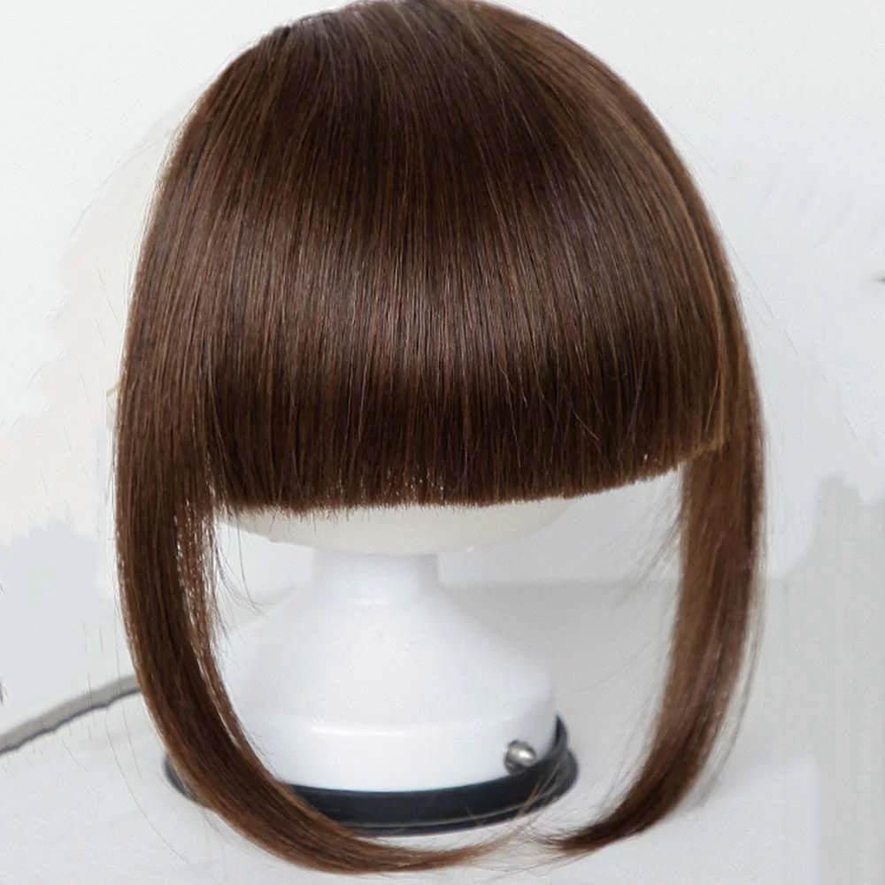 Clip-On Natural Look Synthetic Hair Bangs - Image 15