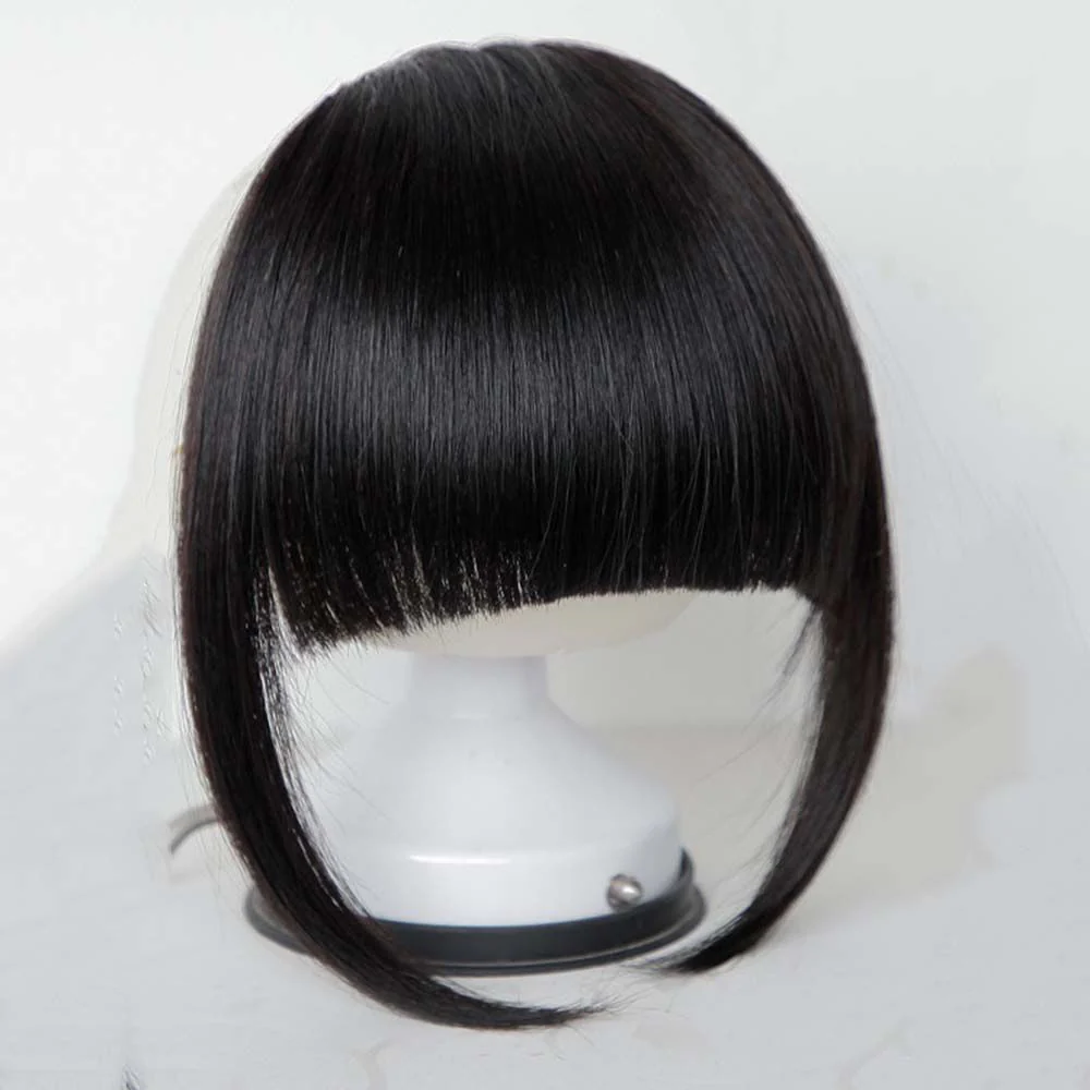 Clip-On Natural Look Synthetic Hair Bangs - Image 5