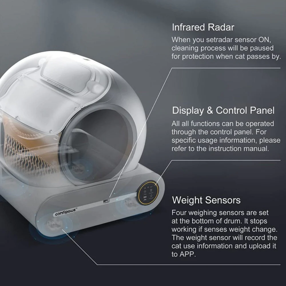Closed Sandbox Smart Self Cleaning Cat Litter - Image 3