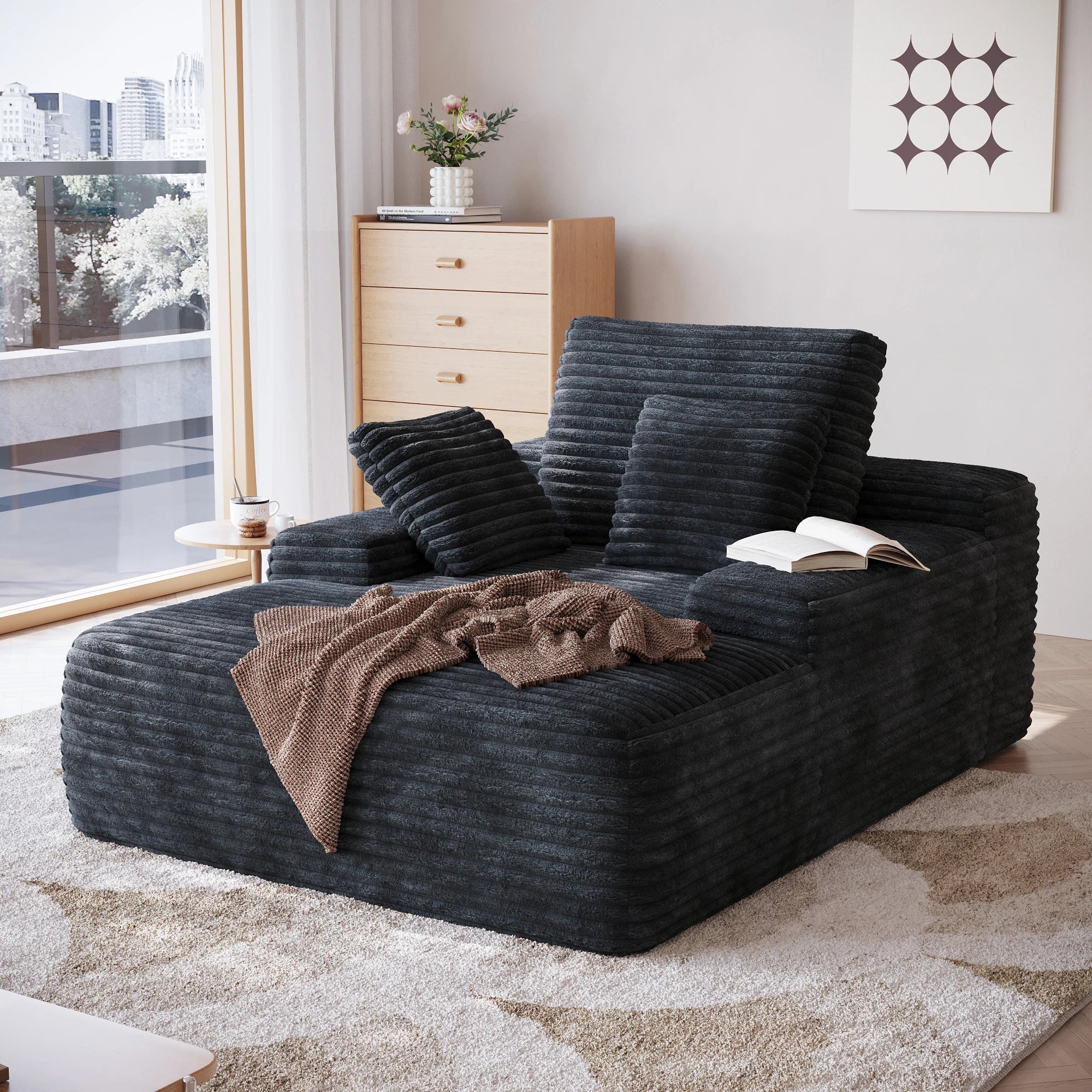 Cloud Feel Floor Sleeping Lounge Sofa - Image 9