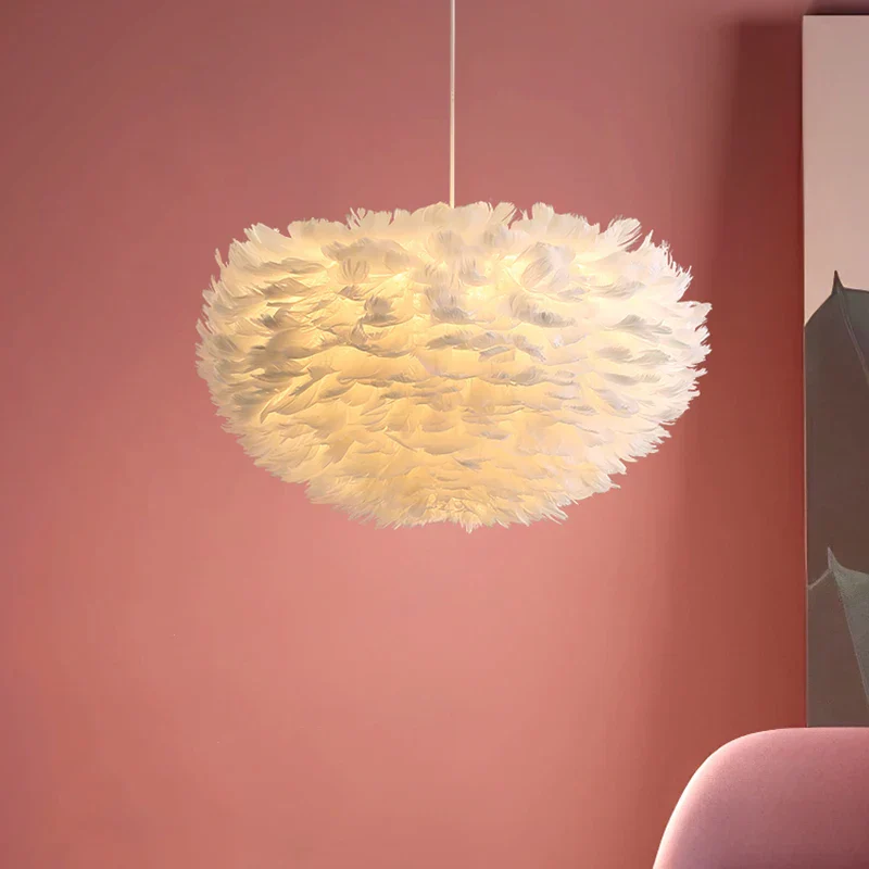 Cloud Like Realistic Feather Chandelier - Image 4