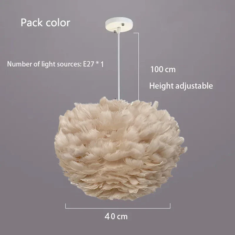 Cloud Like Realistic Feather Chandelier - Image 7