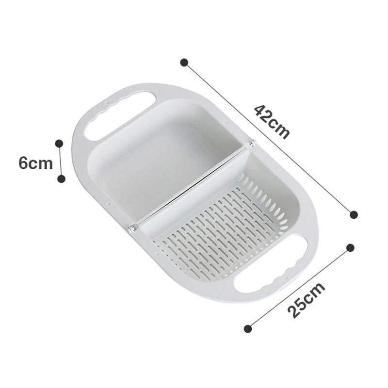 Collapsible Folding Fruit Vegetable Washing Drainer Basket - Image 4
