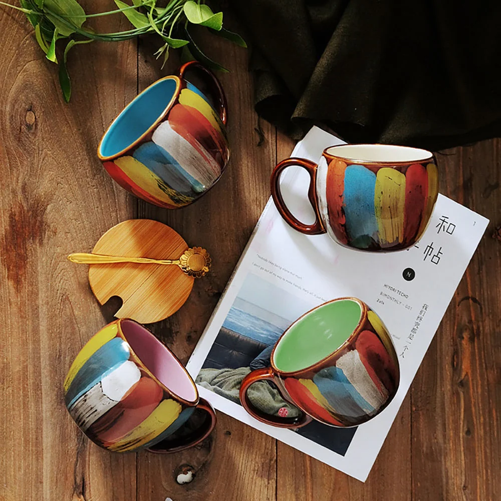 Collectible Colorful Handmade Coffee Mug - Image 6