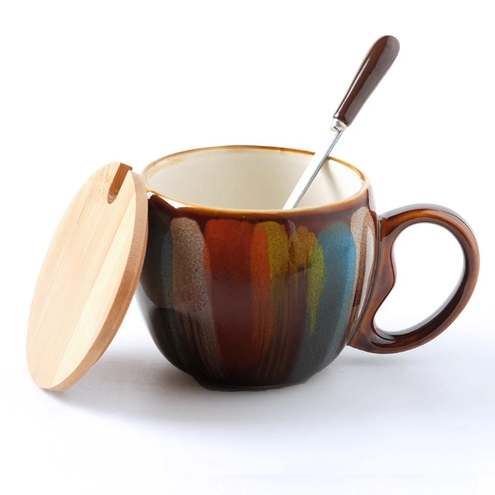 Collectible Colorful Handmade Coffee Mug - Image 9