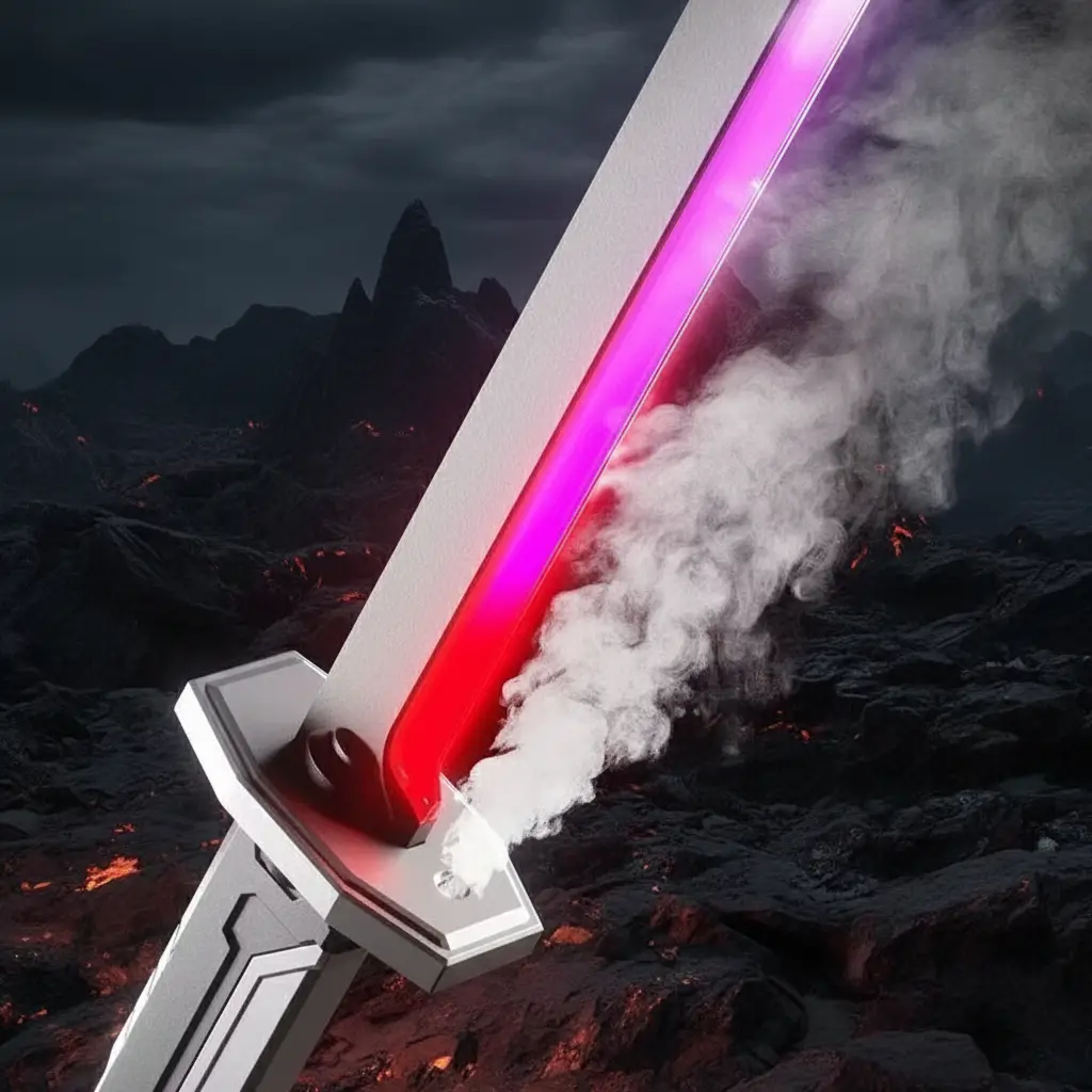 Color Changing Effect Glowing Toy Sword - Image 2