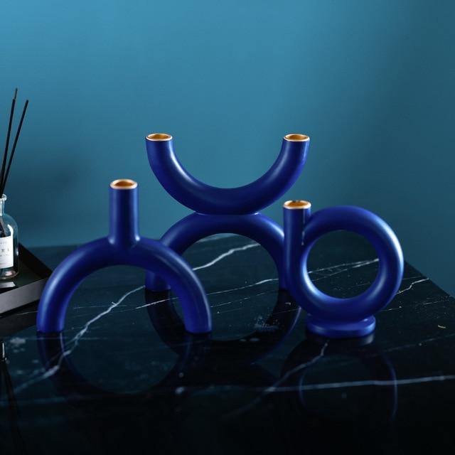 Colorful Abstract Candle Holder - Image 12