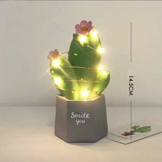 Colorful Cactus LED Table Night Lamp - Image 7