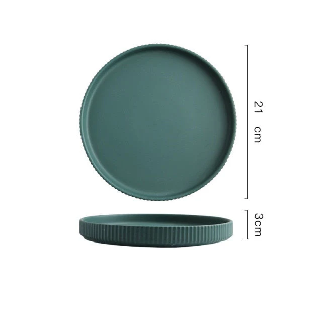 Colorful Ceramic Dinner Plate - Image 15