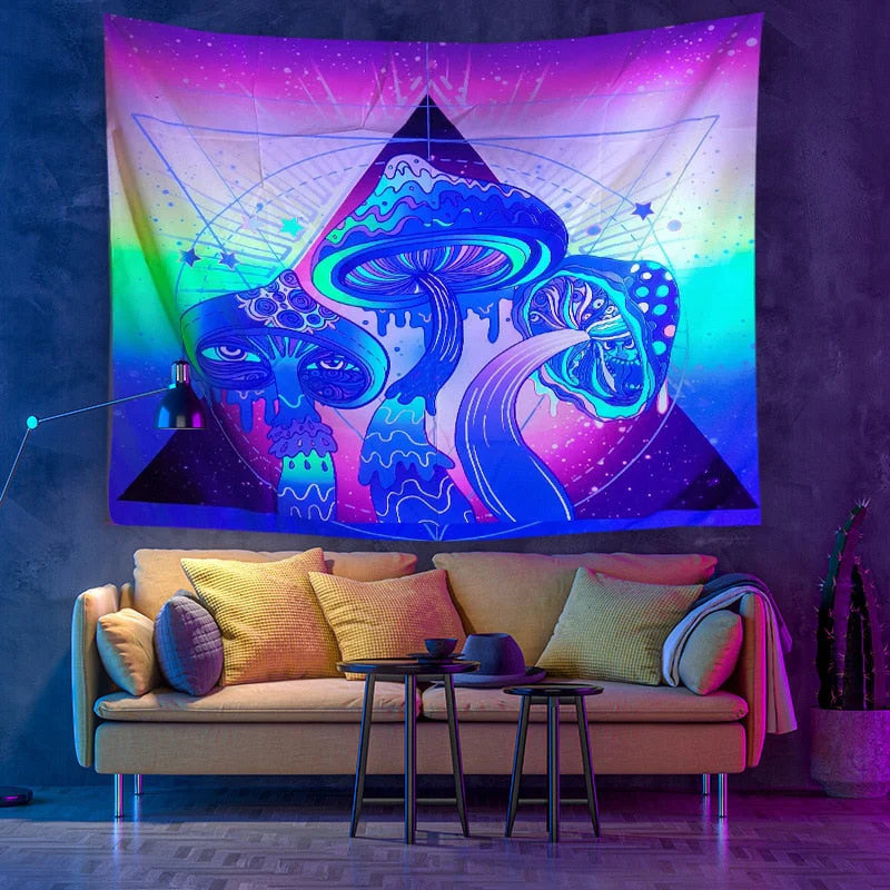 Colorful Glowing Luminous Tapestry - Image 11