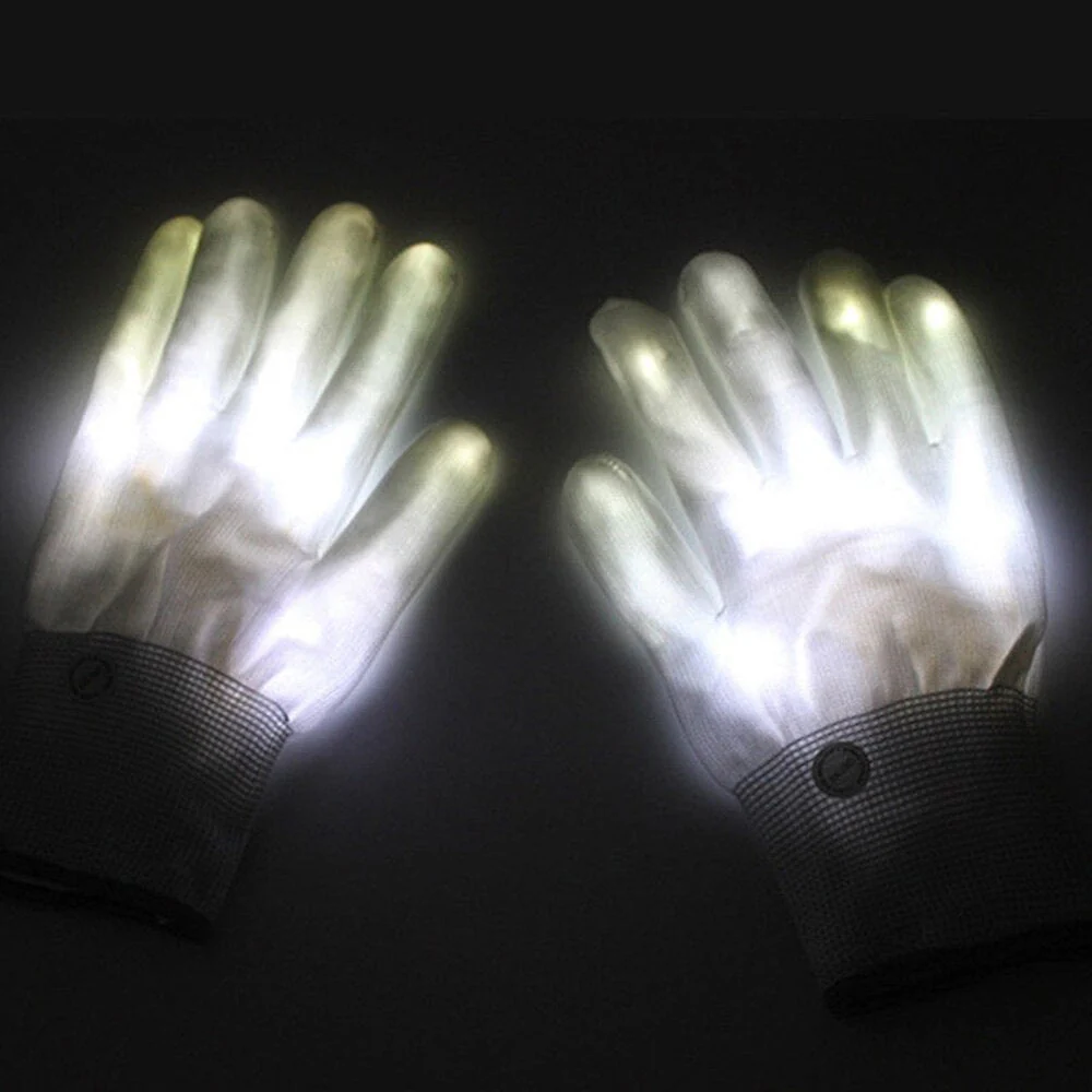 Colorful LED Party Gloves - Image 3