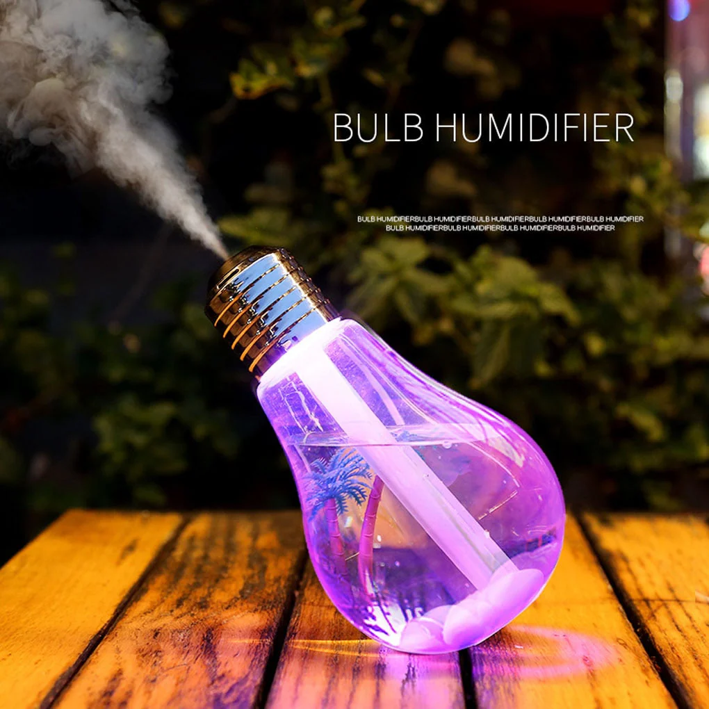 Colorful Light Bulb Air Humidifier - Image 4