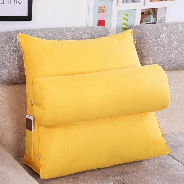 Comfort Soft Bed Triangular Backrest Pillow - Image 10