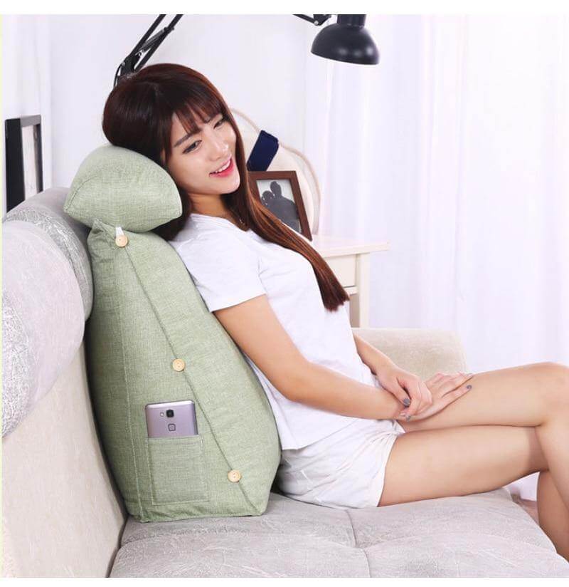 Comfort Soft Bed Triangular Backrest Pillow - Image 19