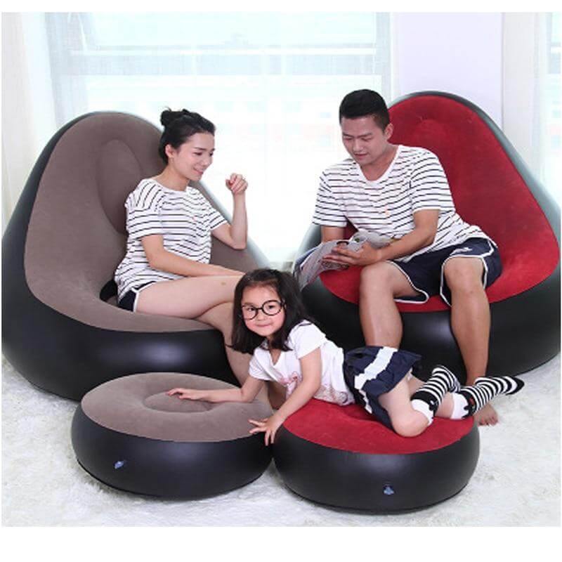 Comfy Modern Beanbag Cushion Sofa - Image 8