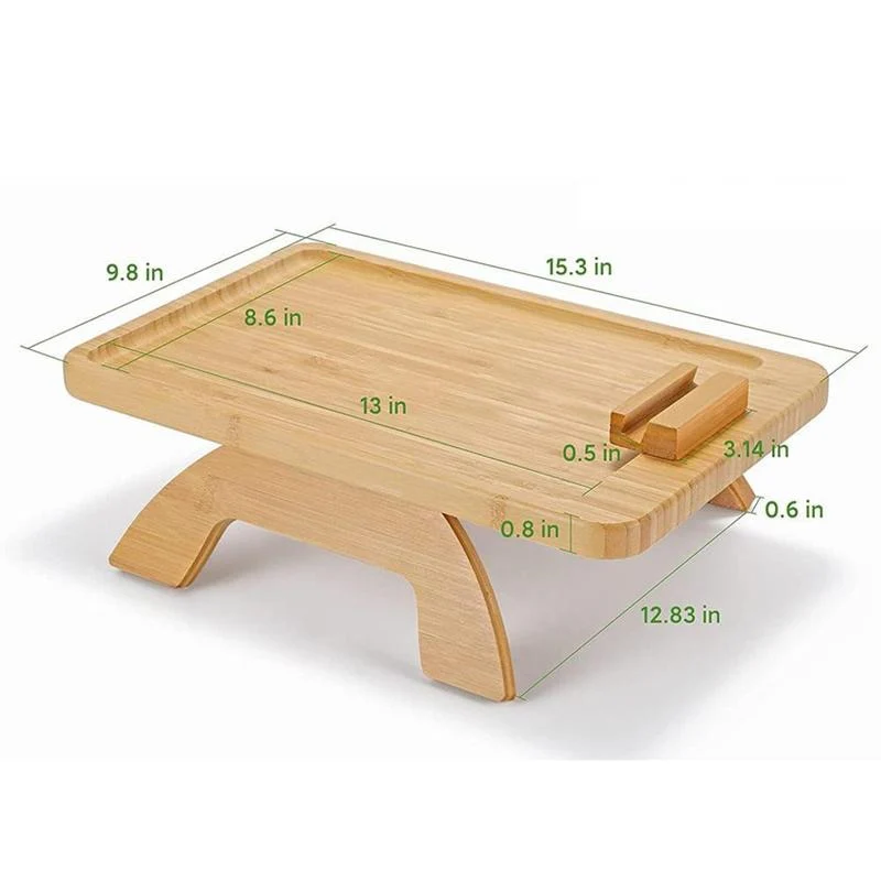 Comfy Sofa Armrest Wooden Tray - Image 4