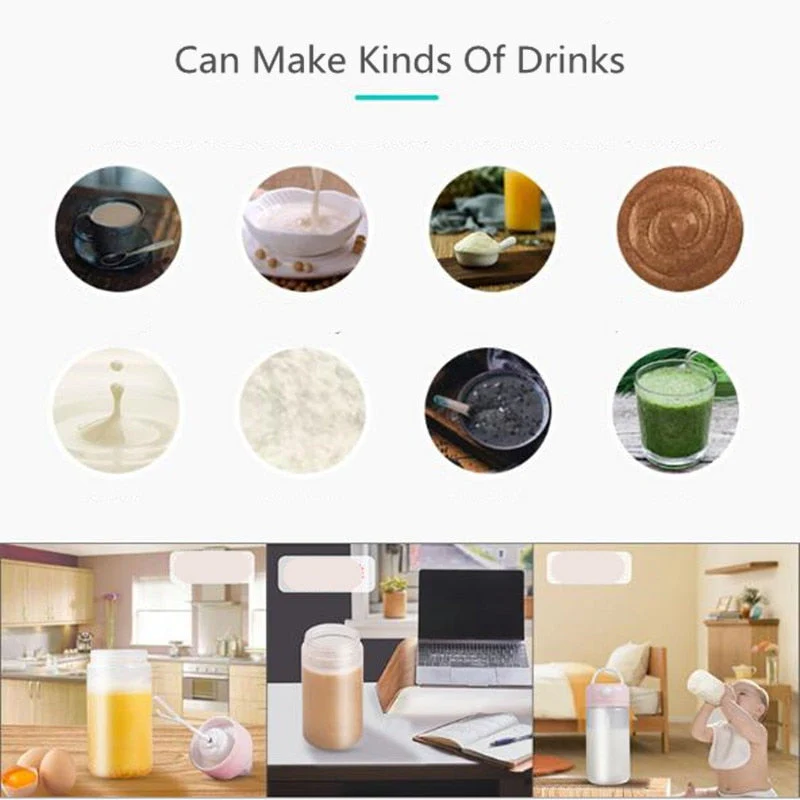 Compact Electric Shaker Easy Travel Time Bottle - Image 4