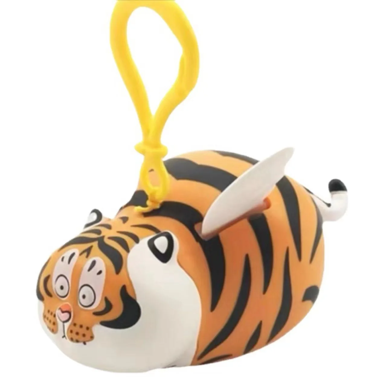 Confused Tiger Elastic Keychain Toy - Image 4