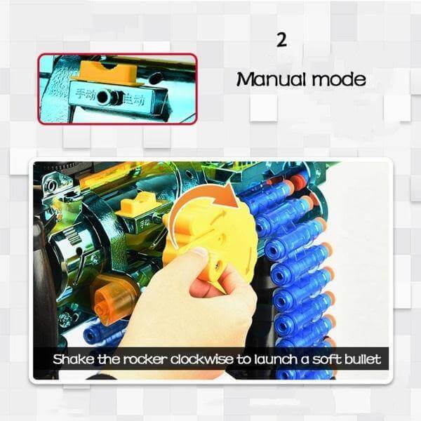 Continuous Soft Shot Bullet Machine Toy - Image 8