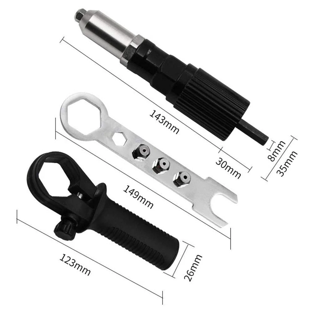 Cordless Electric Rivet Nut Gun Drill Tool - Image 10