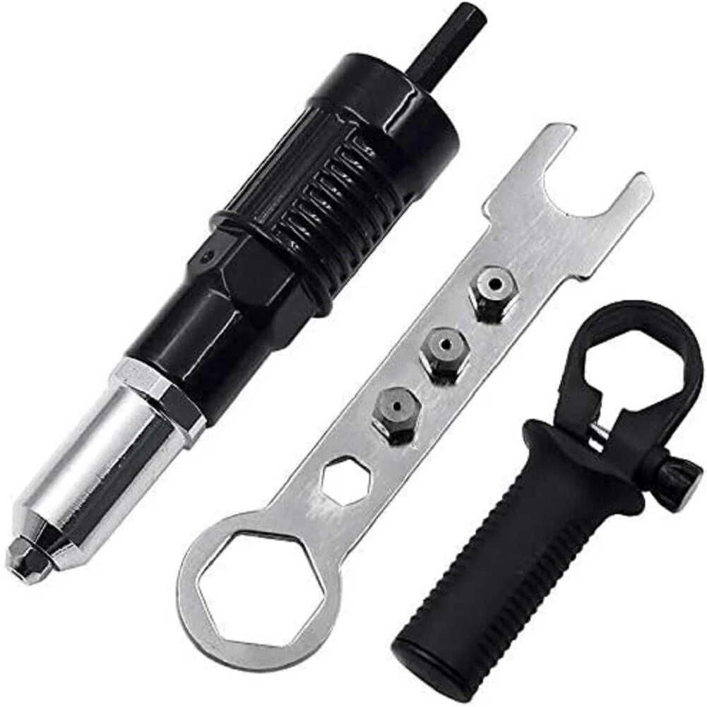 Cordless Electric Rivet Nut Gun Drill Tool - Image 4
