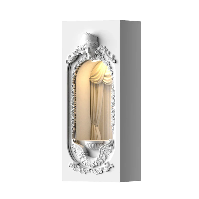 Corner Embedded Chic Bridal Scene Night Lamp - Image 6