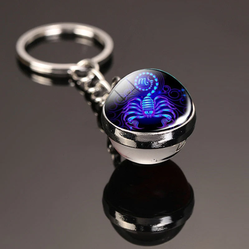 Cosmic Luminous Glass Keychain - Image 5