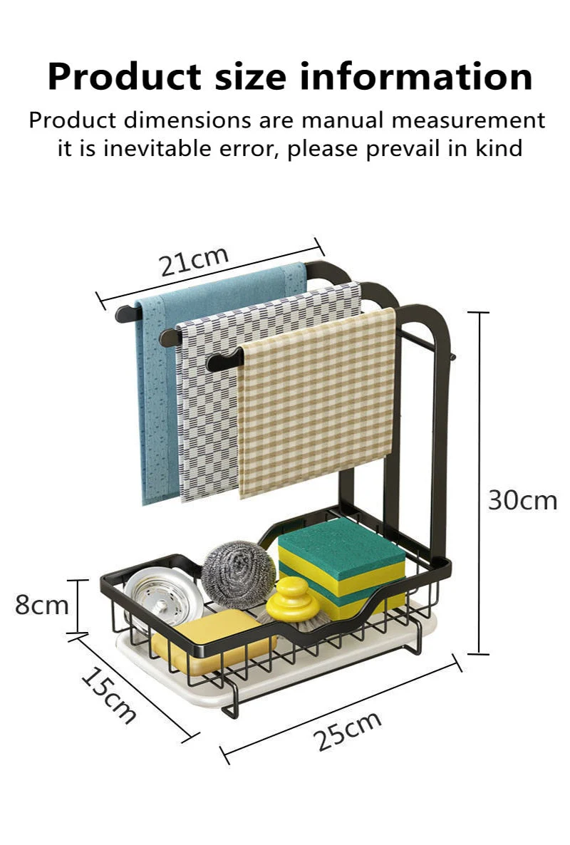Countertop Dish Drying Rack with Drainer - Image 7