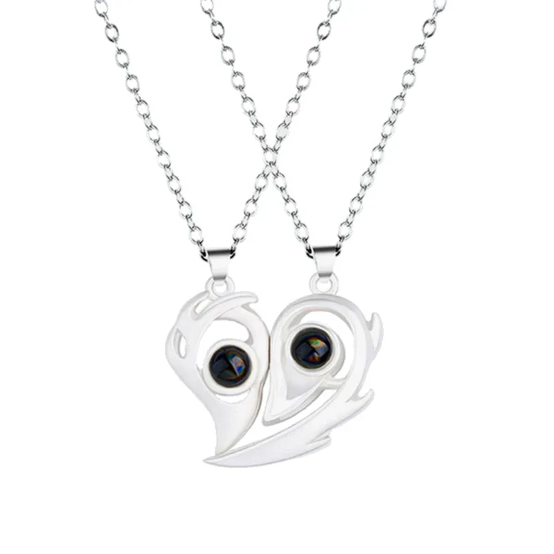 Couple Love Pair Magnetic Necklace - Image 7