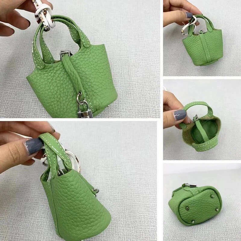 Cowhide Stylish Bag Airpods Case - Image 13