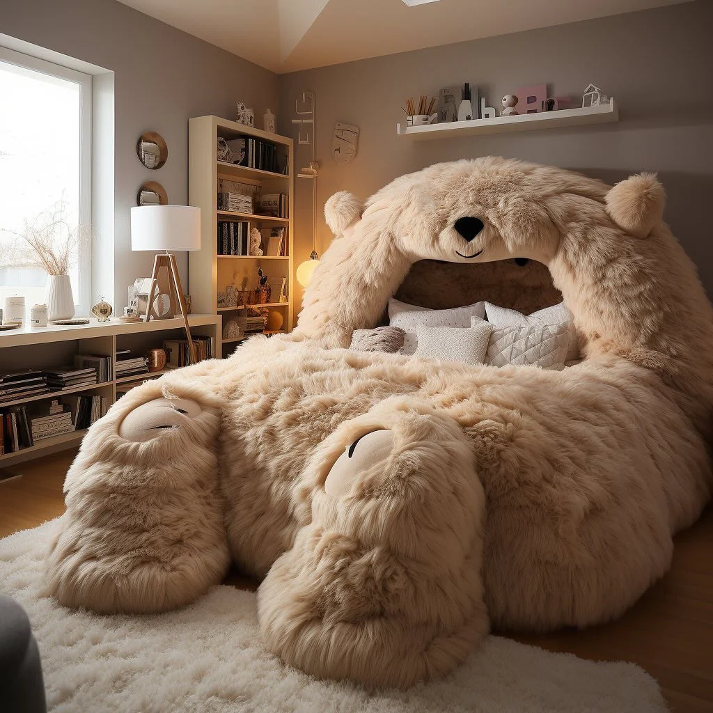 Cozy Animals Oversized Plush Beds - Image 14