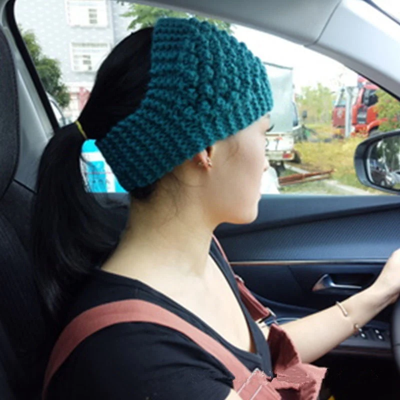 Cozy Crown Elastic Knitted Headband - Image 12