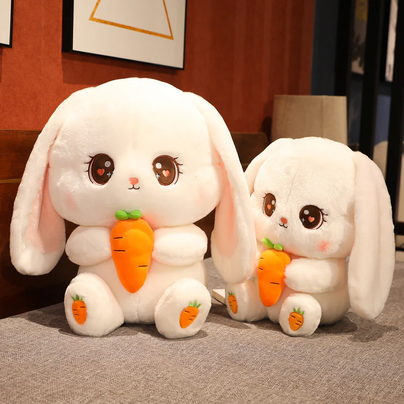 Cozy Long Ears Rabbit Plush Pillow - Image 6