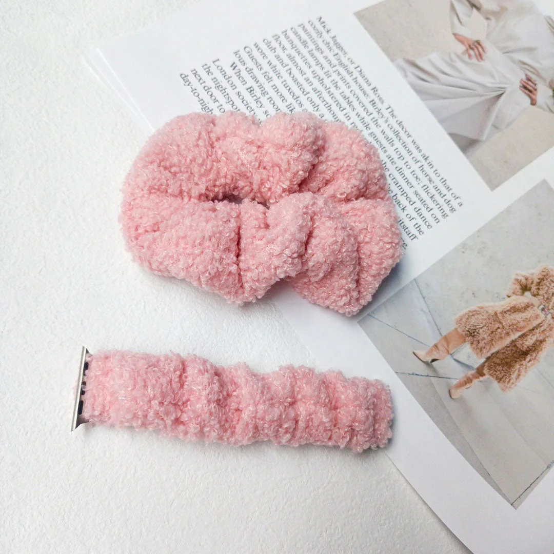Cozy Plush Smart Watch Wristband - Image 11