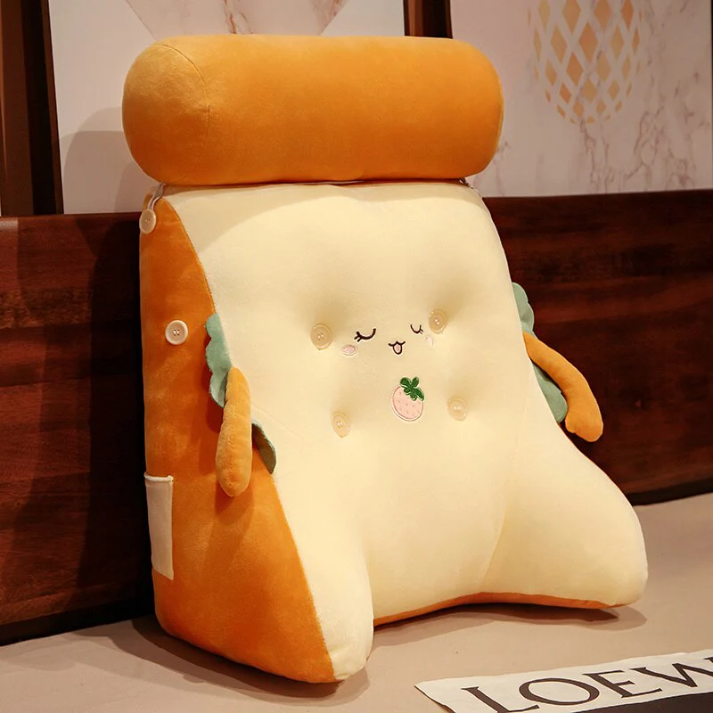 Cozzy Cuddles Toast Bread Plush Seat Pillows - Image 4