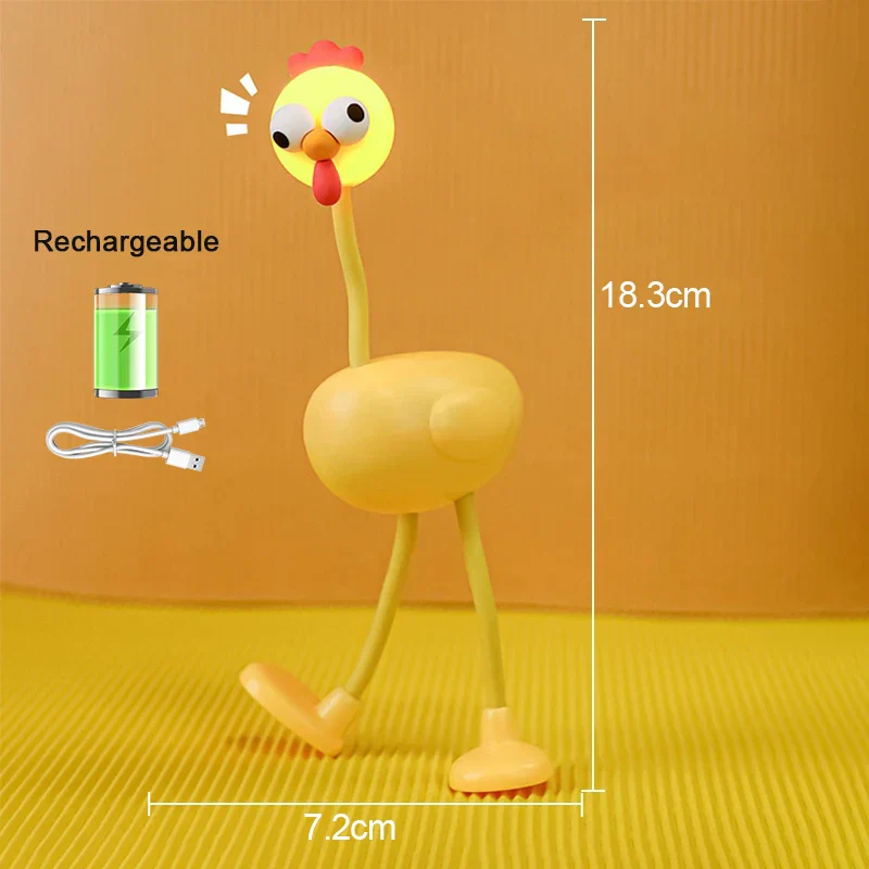 Crazy Chicken Character Night Lamp - Image 7