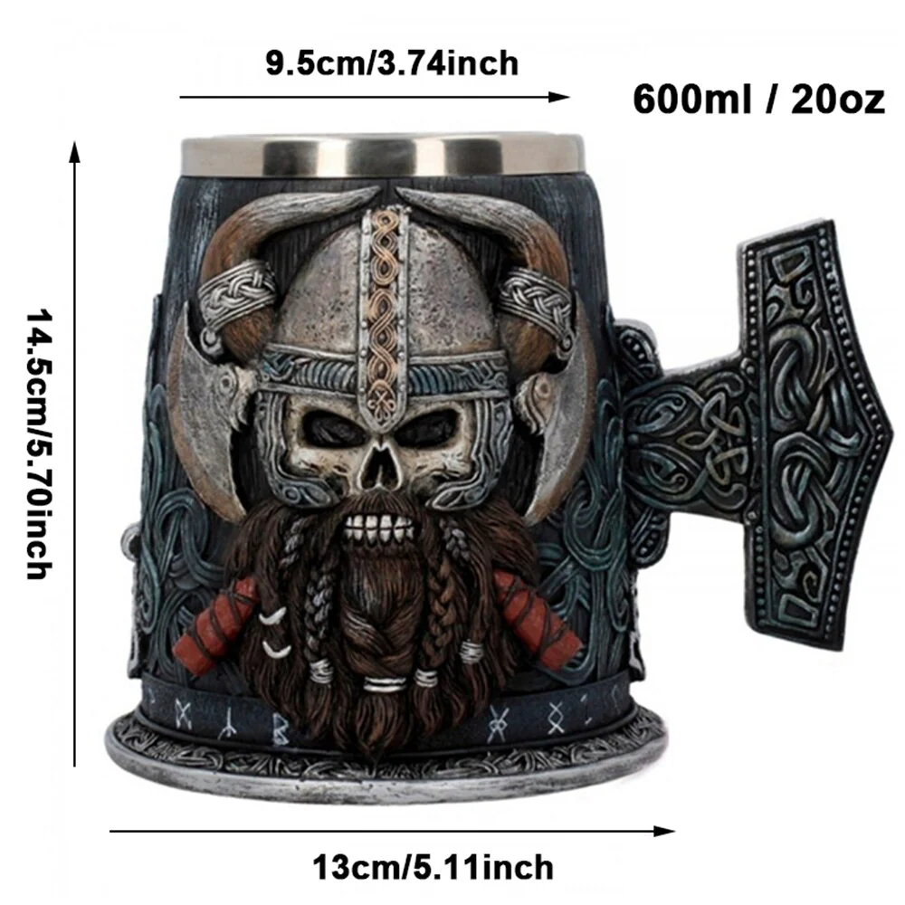 Creative Ancient Viking Style Mug - Image 5