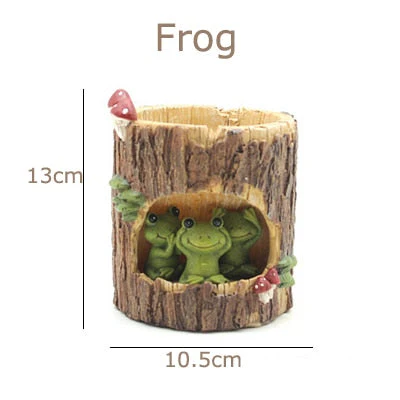Creative Animal Life Resin Flower Pots - Image 7