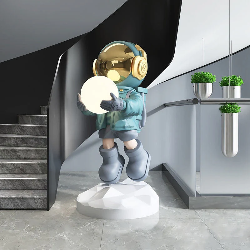 Creative Astronaut Statue Home Decor Lamp - Image 6