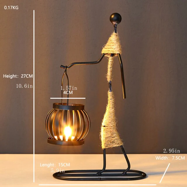 Creative Beautiful Nordic Iron Candle Holder - Image 15