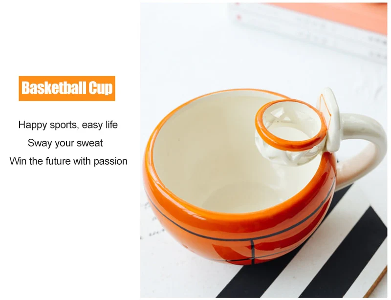 Creative Ceramic Sport Coffee Cups - Image 2