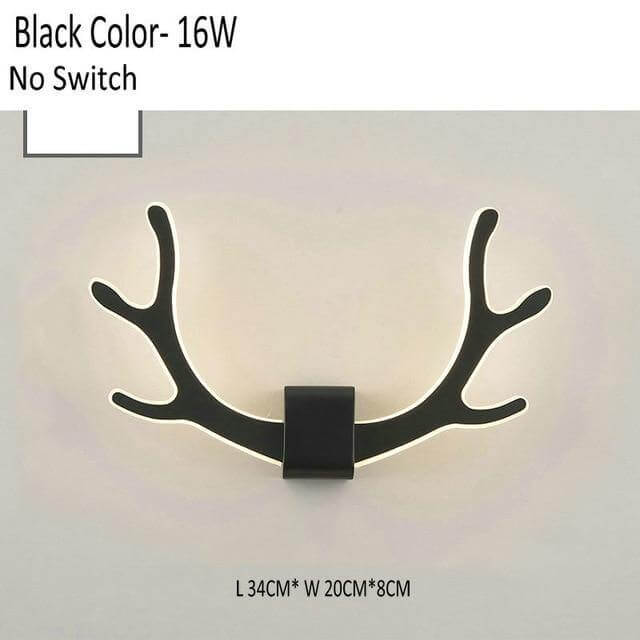 Creative Deer Antler Wall Lamp with Motion Sensor - Image 2