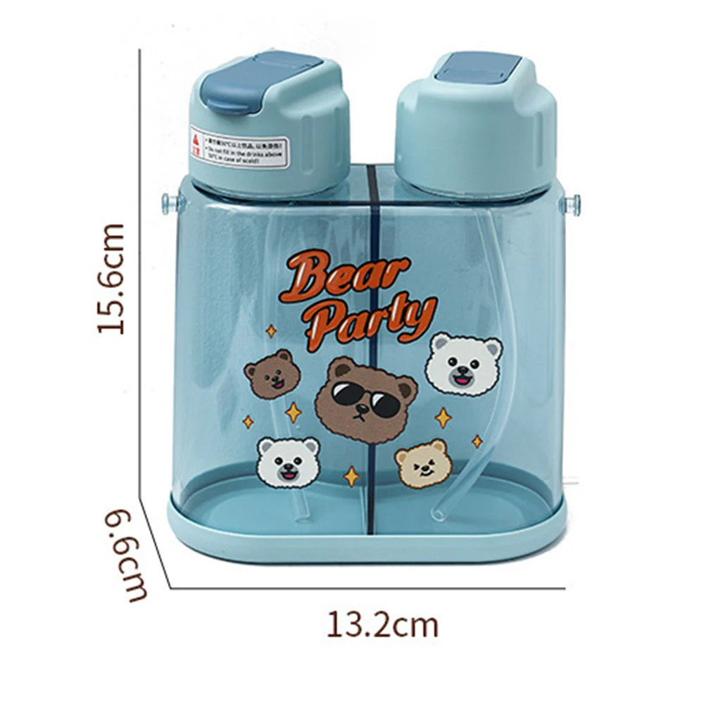 Creative Double-Drink Kids Water Bottle - Image 3