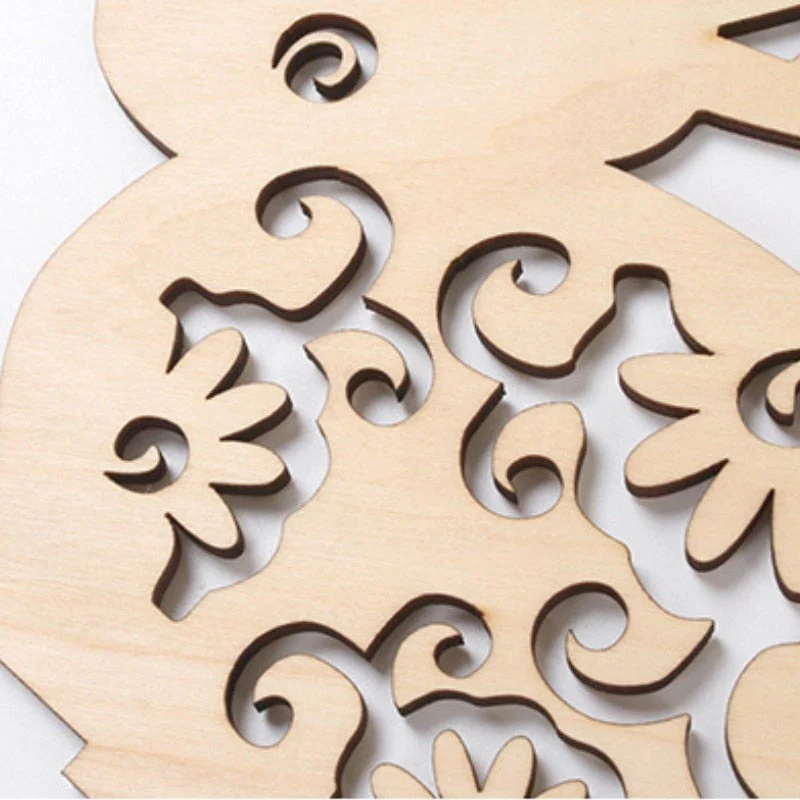 Creative Easter Wooden Bunny Egg Rack - Image 2