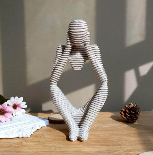 Creative European Thinking Character  Sculpture Home Decoration - Image 3