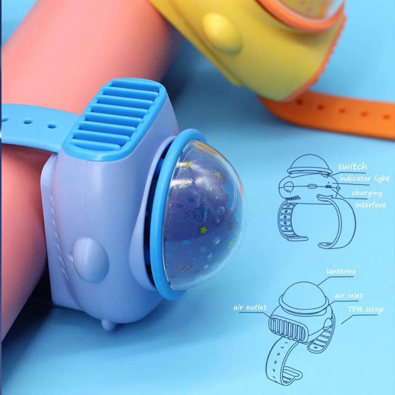 Creative Fan Projector Bracelet - Image 3