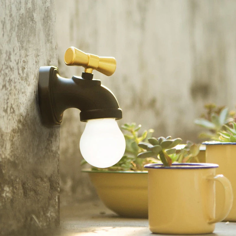Creative Faucet Wall Lamp - Image 2