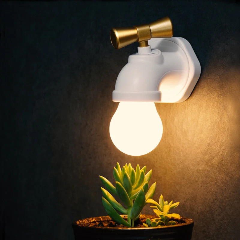 Creative Faucet Wall Lamp - Image 3