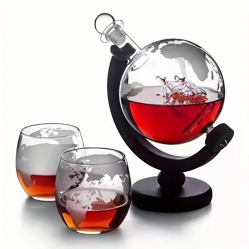 Creative Globe Decanter Set - Image 5